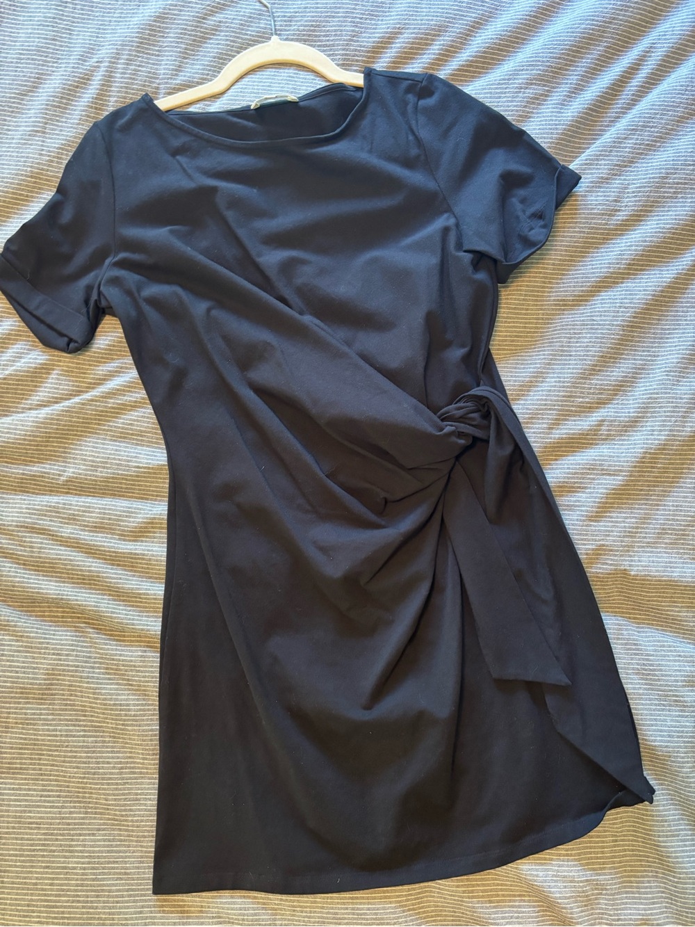 NWOT Sezane Pippa Short Dress Black - Size M - Picture 2 of 6